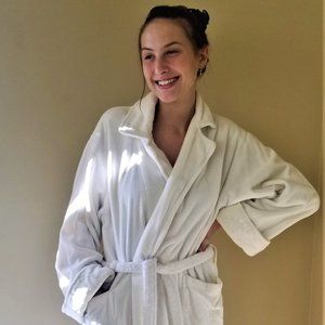 Spa Robe Worn ONCE! Plush thick Organic Cotton